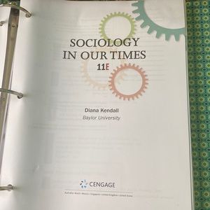 Sociology in our Times. 11E By Diana Kendall loose leaf textbook, brand new! 📚